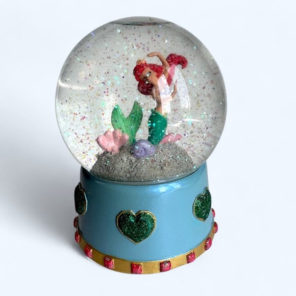 Vintage Enesco Disney Little Mermaid Snow Globe Musical *video* - Picture 1 of 4
